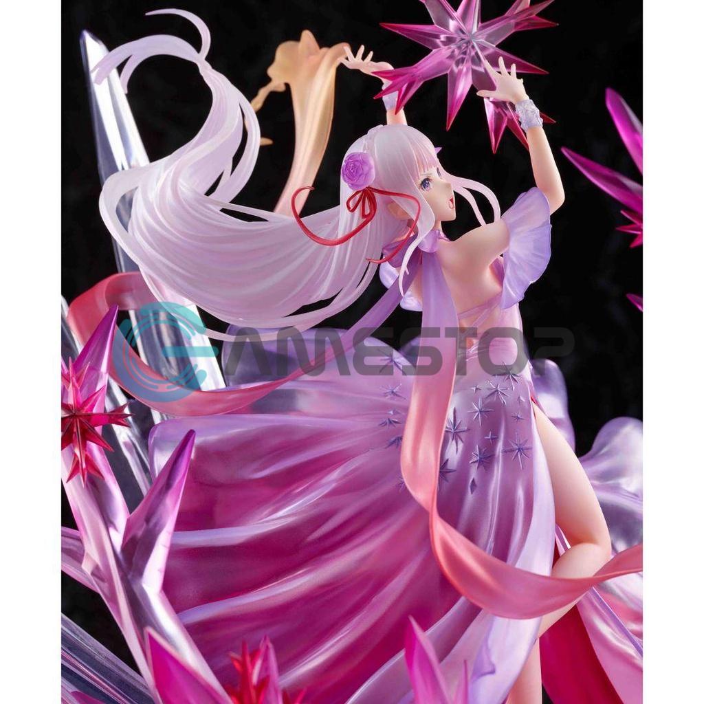 Mô hình emilia crystal dress ver dòng re zero 1/7 scale shibuya scramble figure 35cm alpha satellite RZAS02
