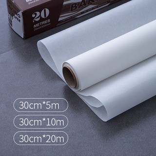 Giấy Nến, Giấy Sáp, Lót Nướng Bánh, Lẩu Nướng Hấp Bánh Nướng Thực Ăn Chịu Nhiệt Chống Dính Không Thấm Dầu30x5m