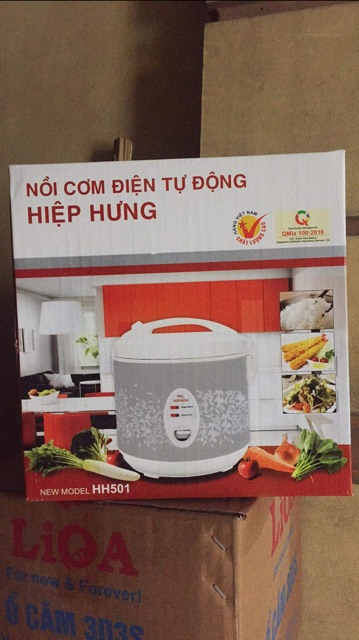 Nồi cơm điện Hiệp Hưng HH105 và HH501 loại 1,2l