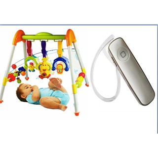 Kệ chữ A cho bé+ Tai nghe Bluetooth trắng
