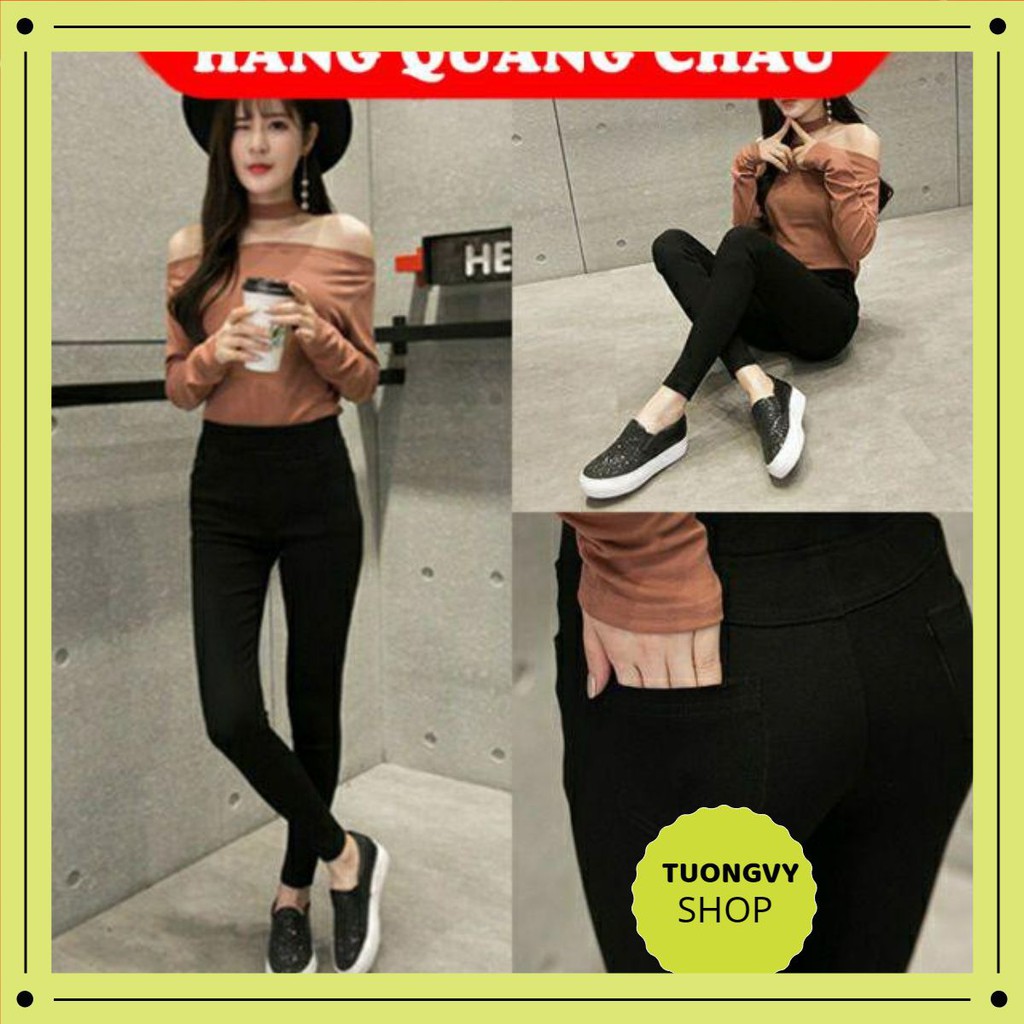 Quần Legging Nữ | Quần Legging Warm 4 Túi Cực Tôn Dáng