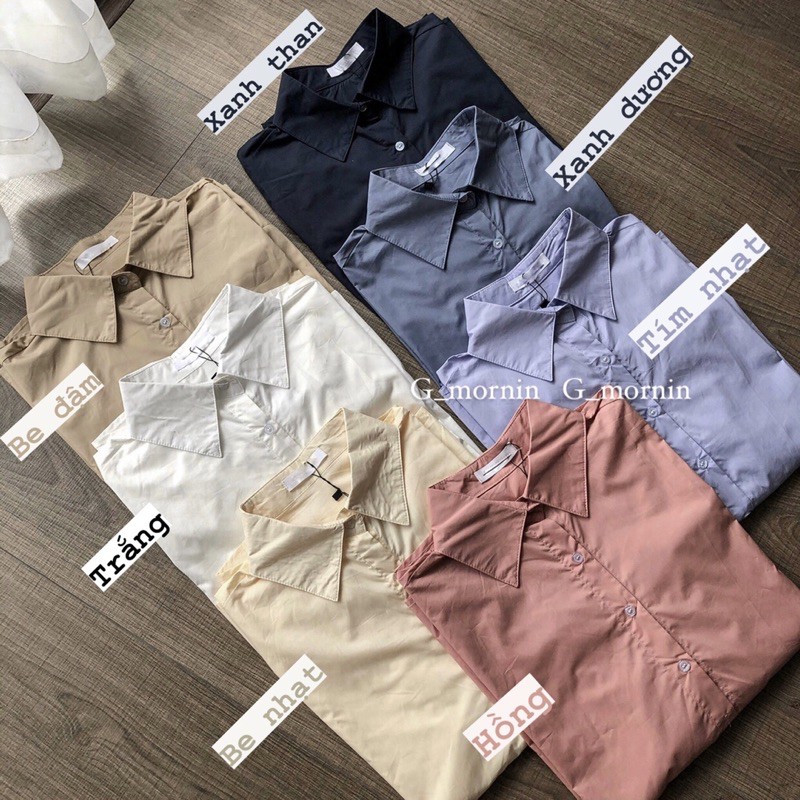 [Mã WASKT304 giảm 15% tối đa 30K đơn 99K] Áo somi trơn 4224