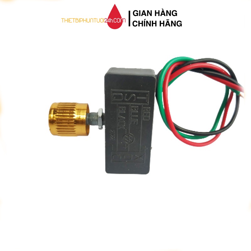 Điều tốc 12v chiết áp chỉnh áp cho máy bơm mini 12v động cơ 775 895 885 12v núm chỉnh vàng đồng - MHL