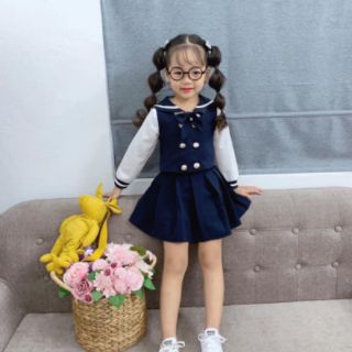 Sét váy thuỷ thủ 3 chi tiết