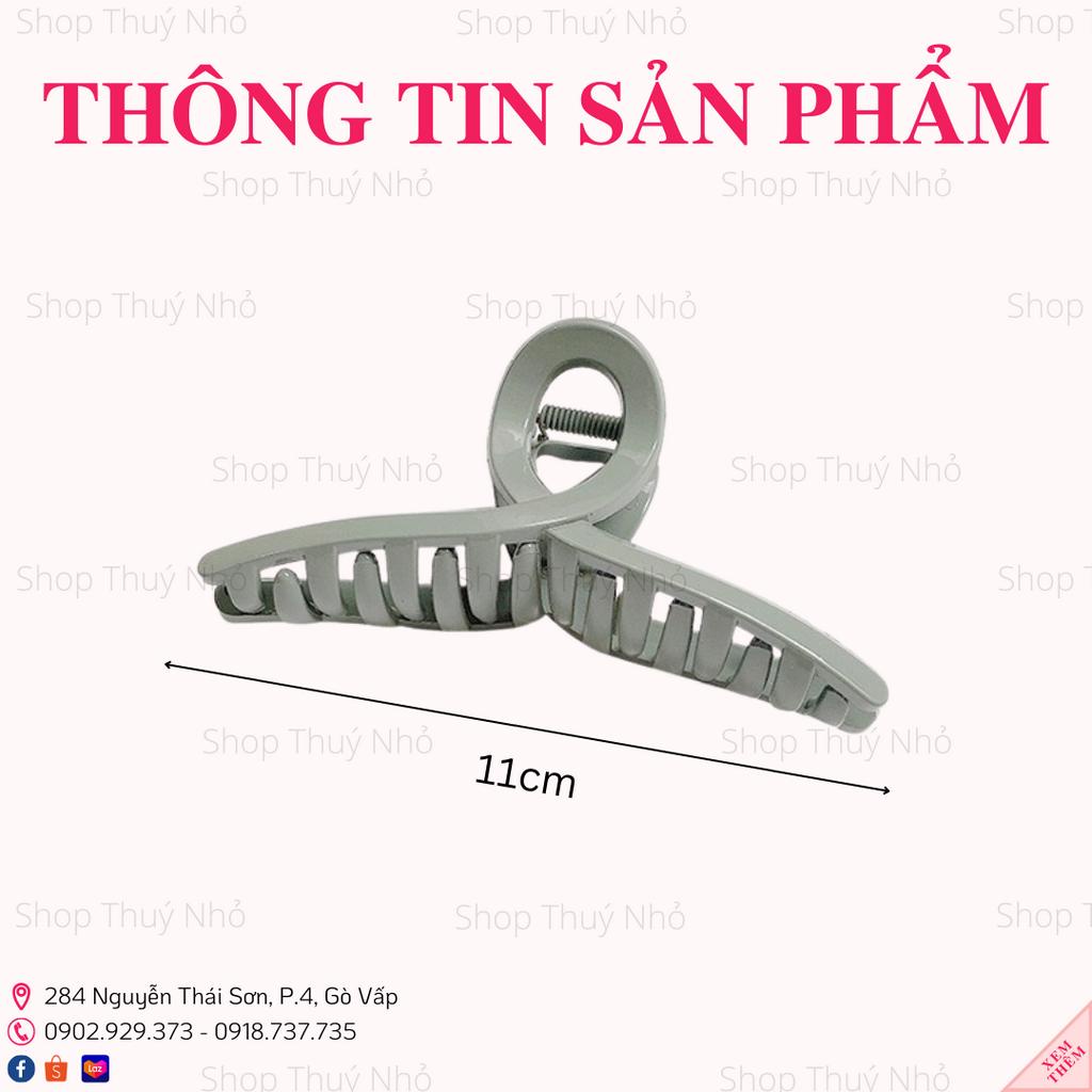 Kẹp tóc càng cua nữ cỡ lớn 11cm phong cách thiết kế đơn giản, nữ tính Hàn Quốc nhựa cao cấp thời trang mùa hè xinh xắn