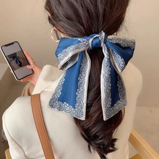 Khăn lụa dài bảng lớn đa năng thắt nơ cột tóc - Khanturban.vn
