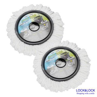 [Lock&lock] Miếng giẻ lau sàn thay thế của cây lau sàn Lock&Lock ETM498 (2P HAI BÔNG LAU) [ETM451]  !