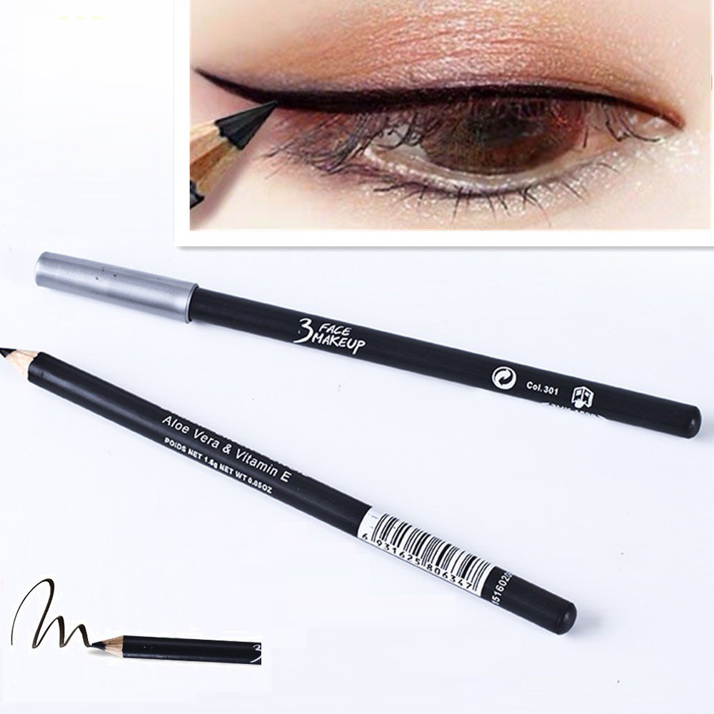 Chì Mí Mắt 3 Face Makeup dễ kẻ lâu trôi