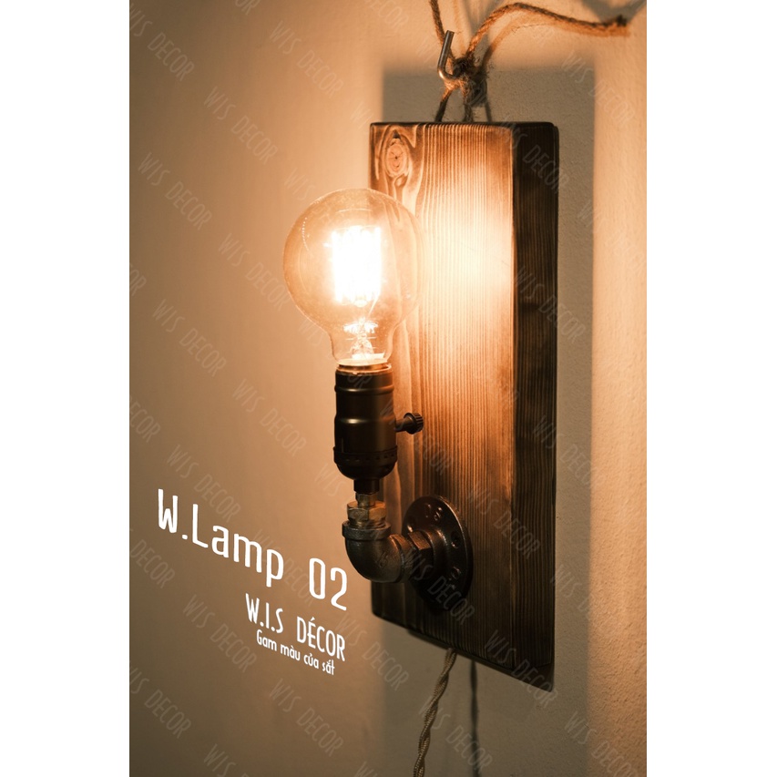 Đèn Treo Tường Edison Vintage - Đèn Retro Edison W-Lamp