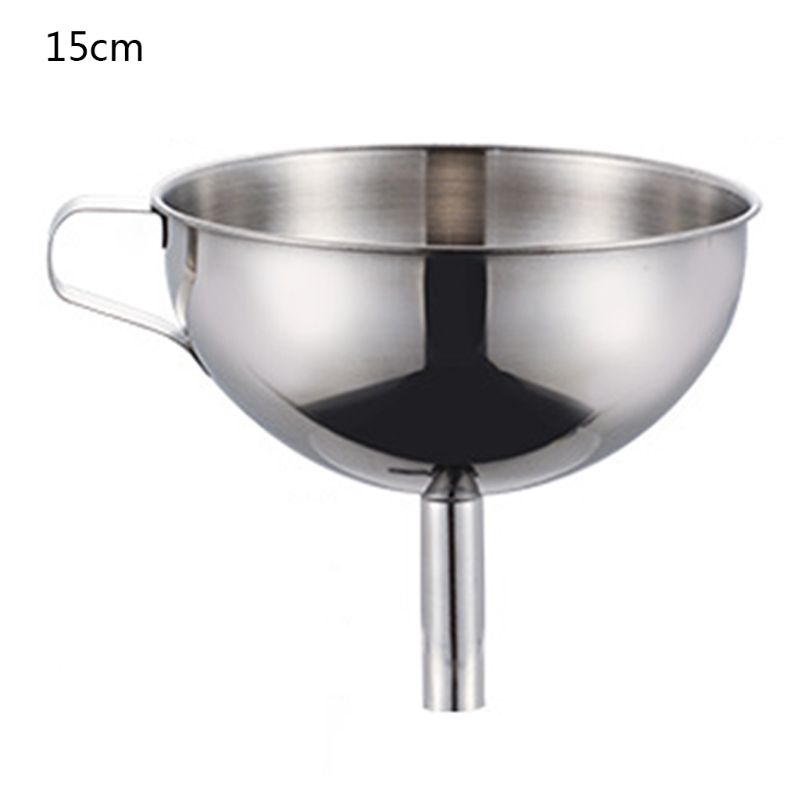 Phễu Lọc Dầu Miệng Rộng Bằng Thép Không Gỉ Cho Nhà Bếp