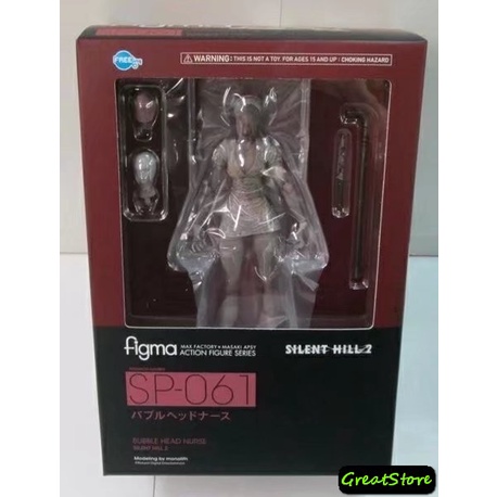 MÔ HÌNH BUBBLE HEAD NURSE SILENT HILL 2 figma SP-061 CỬ ĐỘNG ĐƯỢC 15cm