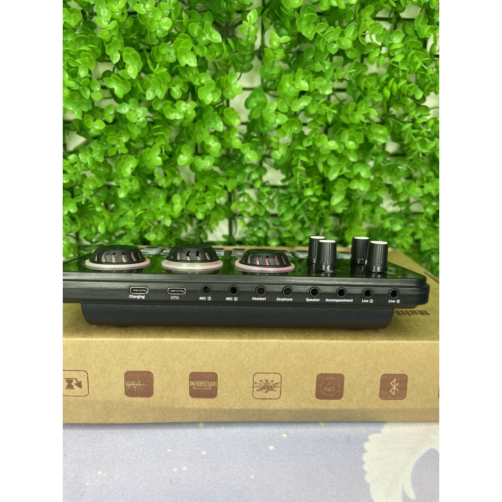 Sound Card K900 Thế Hệ Mới Nhất, Âm Thanh Sống Động, Bluetooth 5.1 Hiệu Ứng Vui Nhộn, Giả Giọng. Bảo Hành 12 Tháng