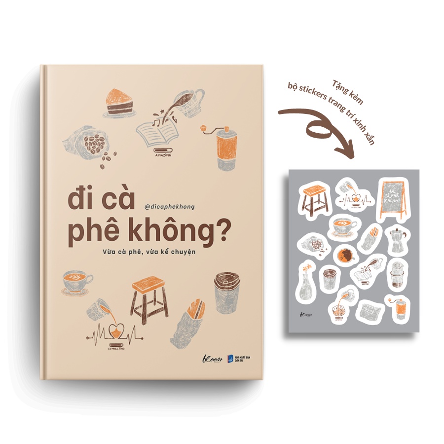 Sách - Đi Cà Phê Không? - Vừa Cà Phê, Vừa Kể Chuyện