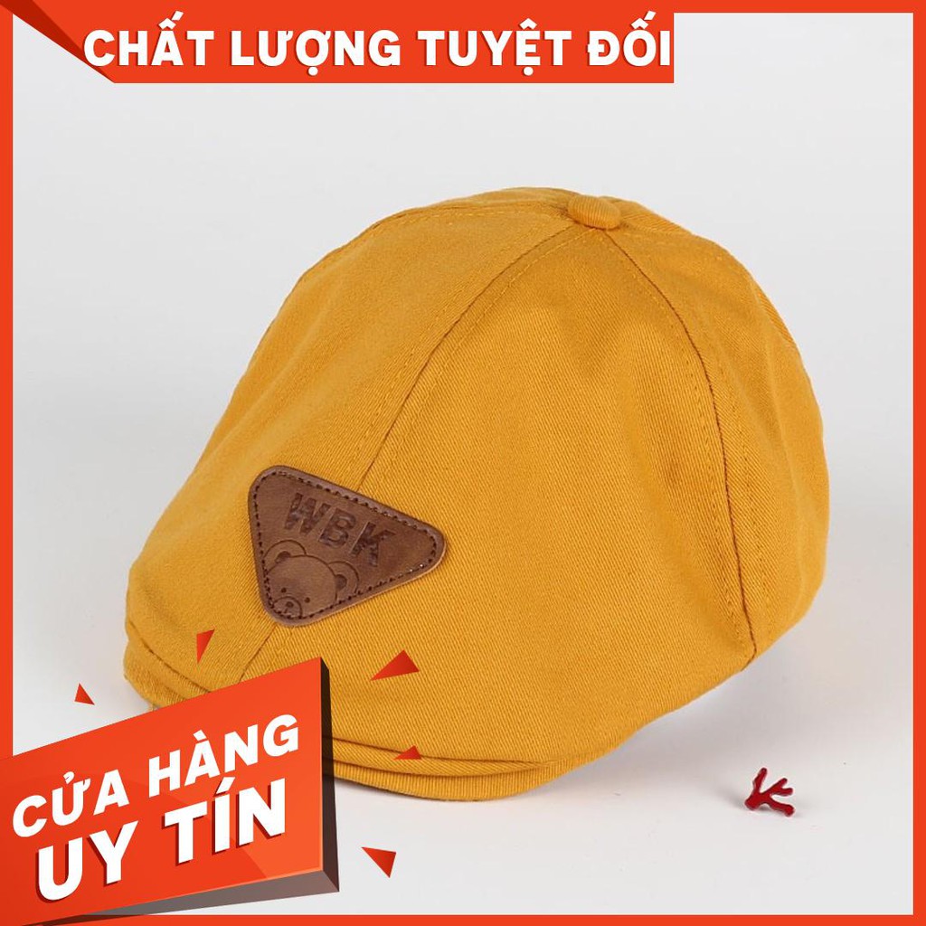 [ SIÊU HOT ] – Mũ Bê Rê Cho Bé Logo Vàng Phong Cách Anh Quốc [ CỦA HÀNG UY TÍN ]