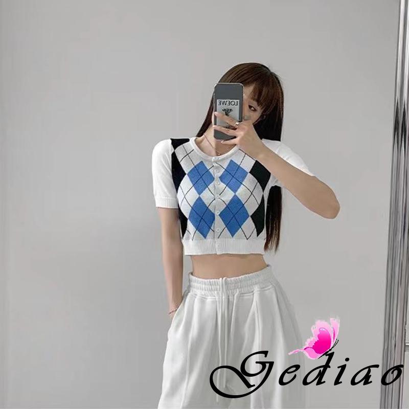 Áo Len Nữ Ngắn Tay Cổ Tròn Thời Trang | BigBuy360 - bigbuy360.vn