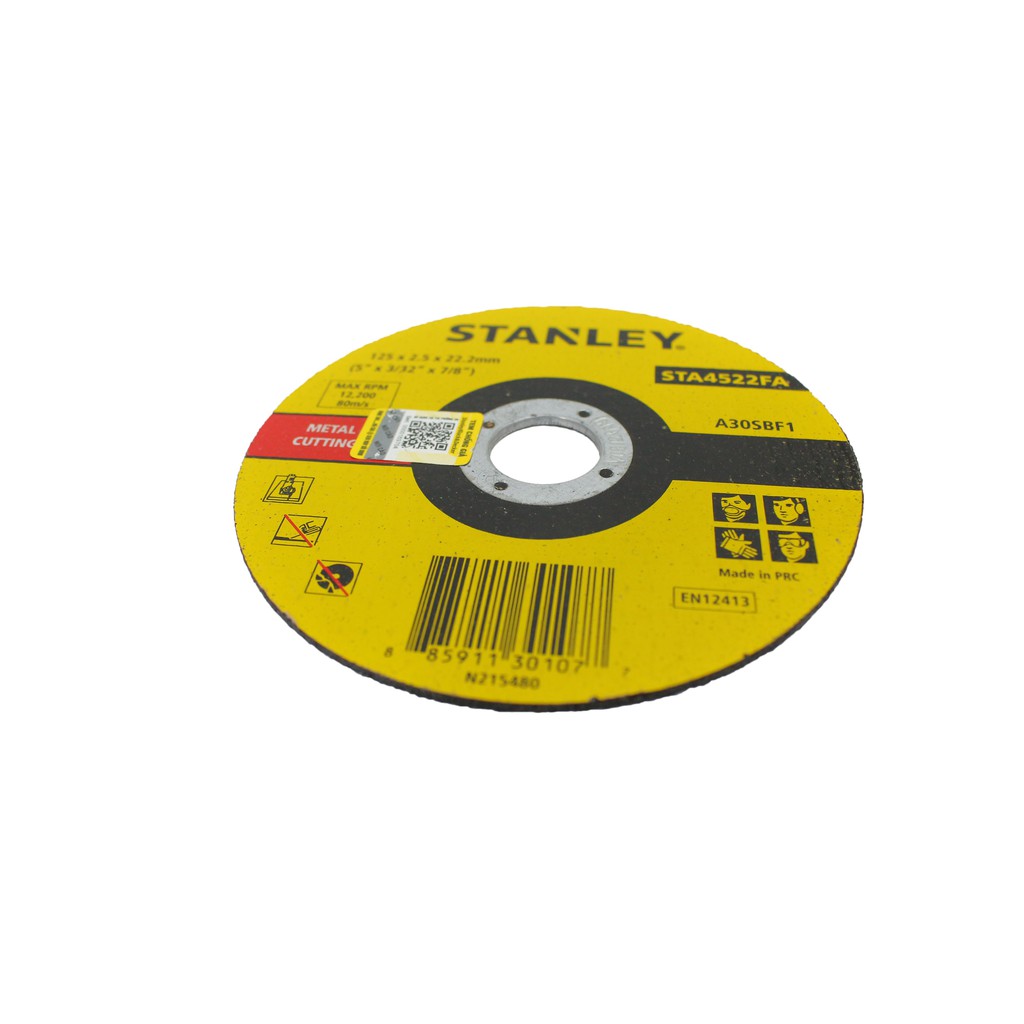 Đá cắt 125 x 2.5 x 22mm Stanley STA4522FA