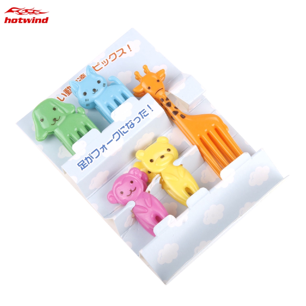 Set 10 Nĩa Ăn Trái Cây Hình Động Vật Xinh Xắn