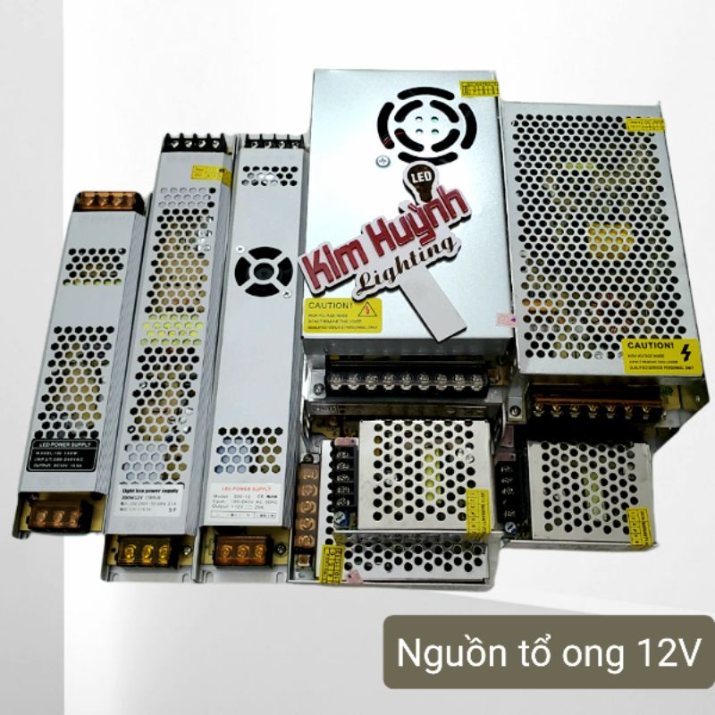 Nguồn tổ ong, nguồn dài  12V chuyên dụng cho đèn Led
