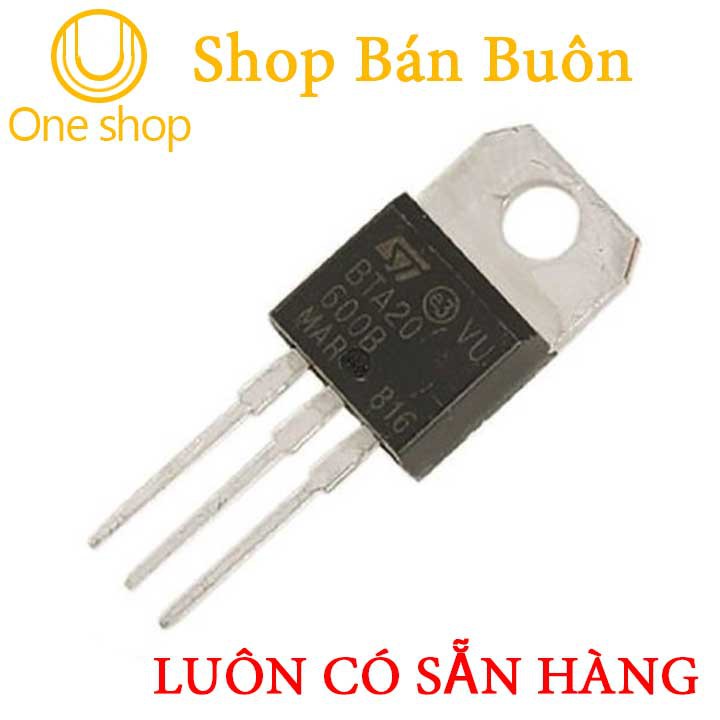 BTA20-600B 600V/20A TO220 Mới