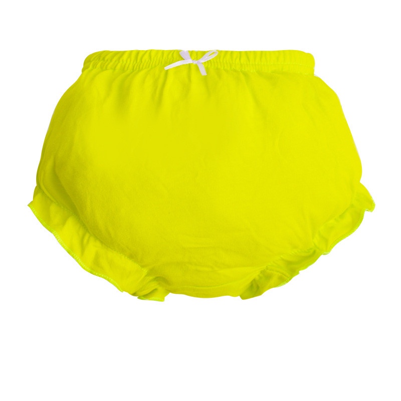 Quần Lót Cotton Mềm Mại Màu Trơn Thoáng Khí Cho Bé Gái