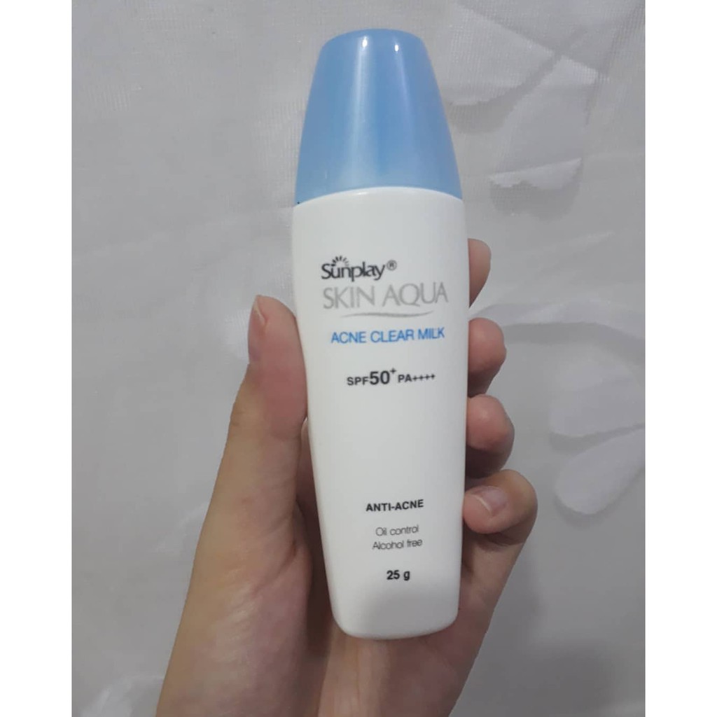 Sữa Chống Nắng Dưỡng Da Ngừa Mụn Sunplay Skin Aqua Acne Clear SPF 50+ PA++++ (25g)