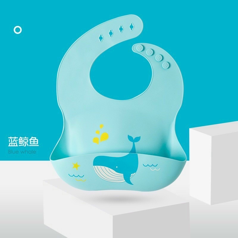 Yếm silicon hình siêu kute cho bé