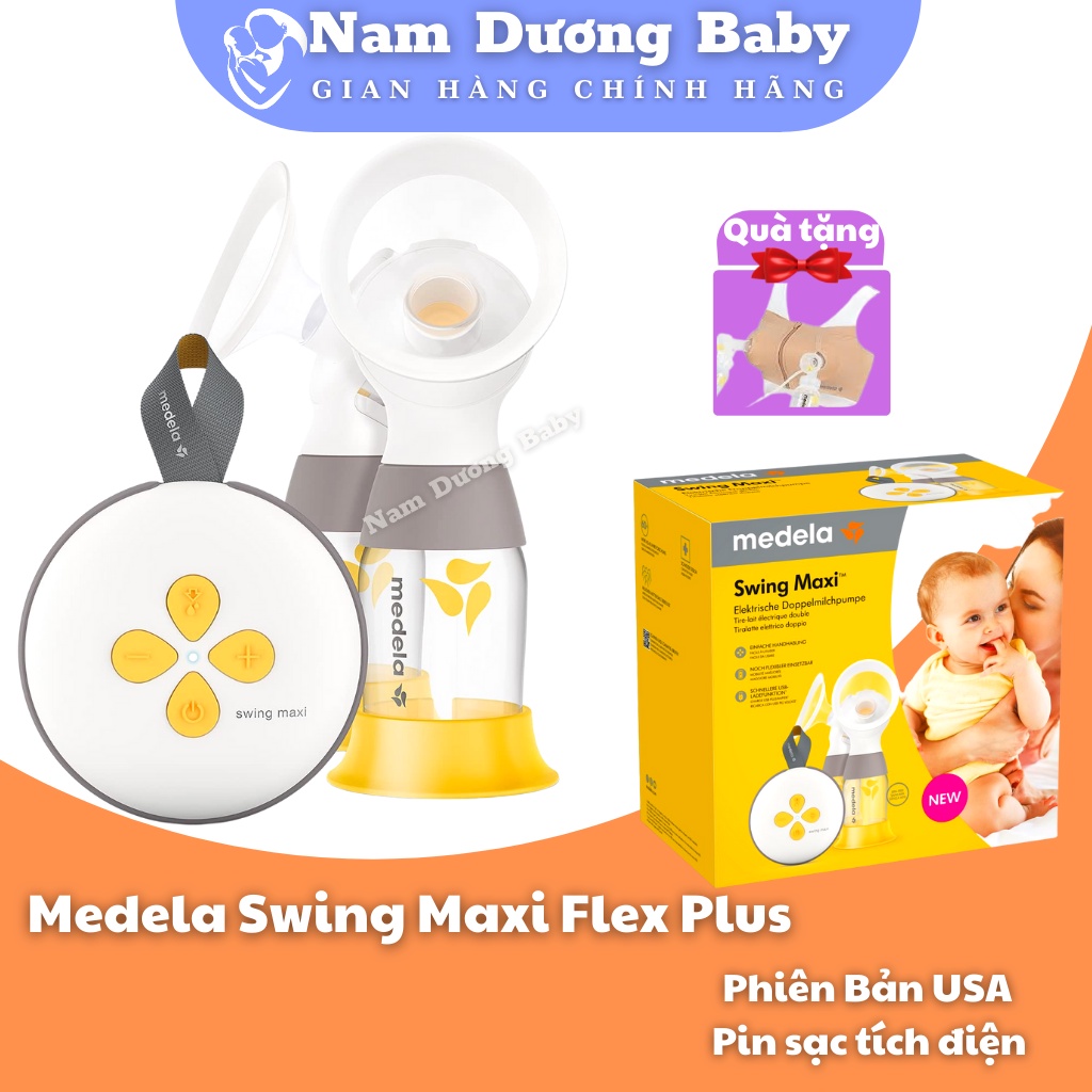 Máy hút sữa điện đôi Medela Swing Maxi Flex Plus [ Phiên bản thị trường USA ] Namduongbaby phân phối chính hãng