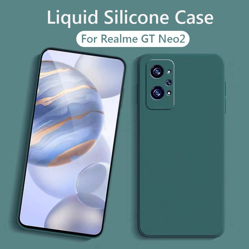 Ốp điện thoại Lenuo màu kẹo trơn cho Realme GT2 Pro GT Neo3 Neo 3T Neo 2 3 C35 5G