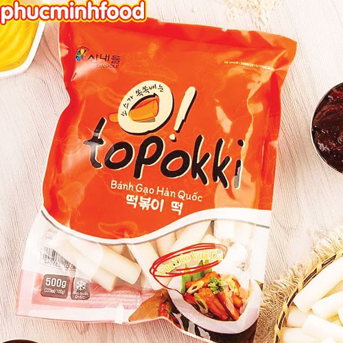 Bánh Gạo Hàn Quốc Tokbokki Sanadel, MIR ( tương Hàn Quốc và bột phô mai Hàn Quốc)