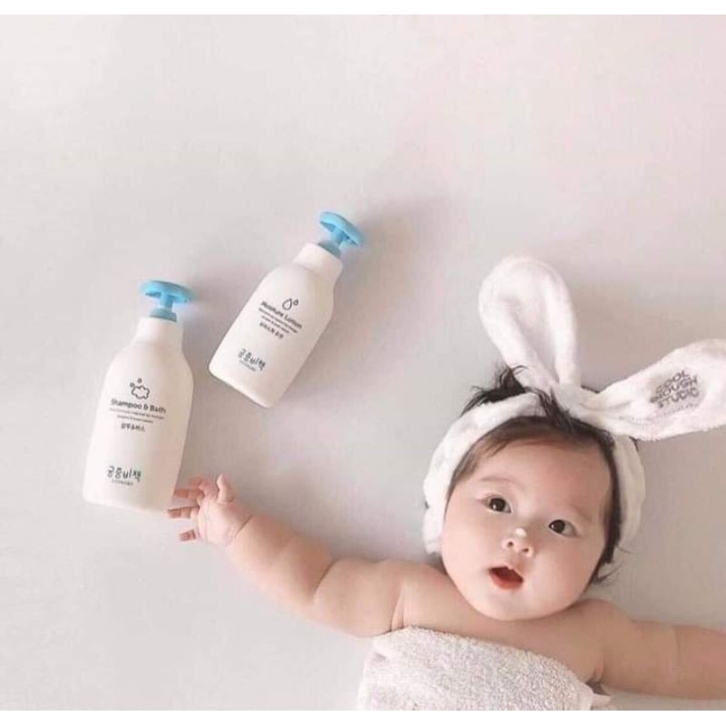 Goongbe shampoo & bath Sữa tắm gội cho bé sơ sinh[order nội địa Hàn]