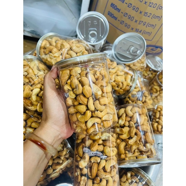 Hạt điều Trần Anh Food - Hạt điều rang muối sạch vỏ lụa nguyên hạt Bình Phước 500g thơm ngon