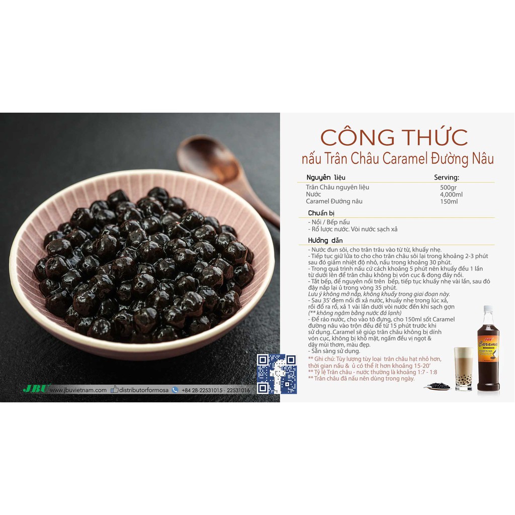 Syrup Đường Nâu- syrup đường đen Brown Sugar JBU - Can 5kg