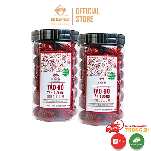 COMBO SIÊU TIẾT KIỆM - 2 Táo Đỏ Tân Cương Dried Jujube DK Harvest - 350g