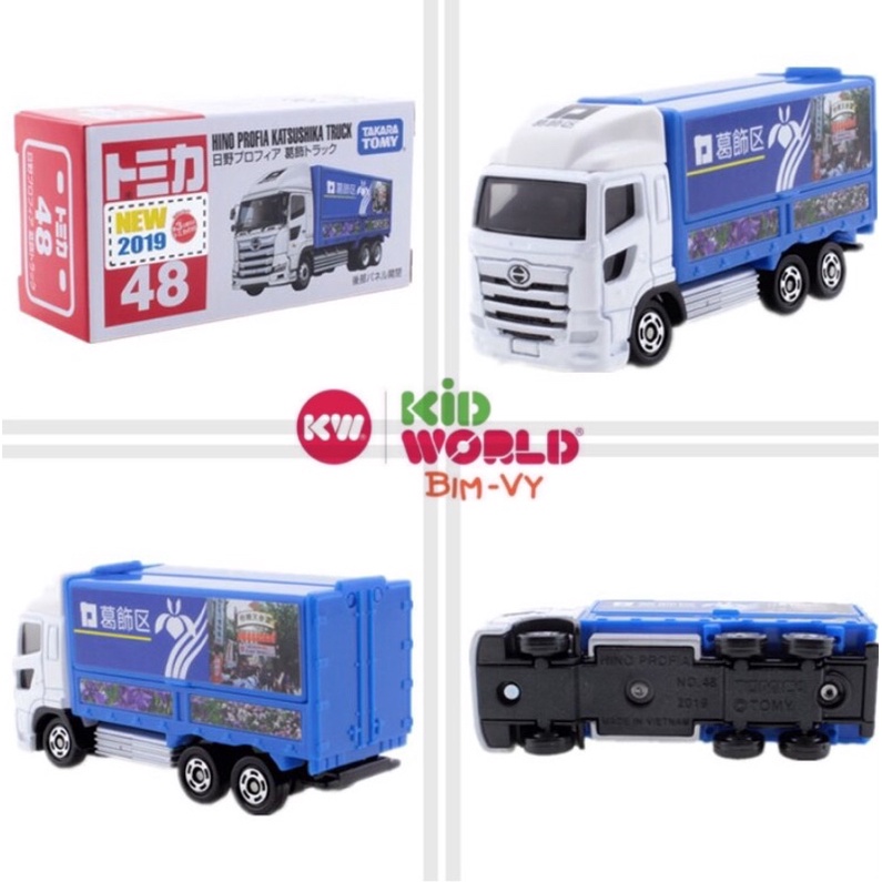 Xe mô hình Tomica Box Tải Hino Profia Katsushika Truck. MS: 270.