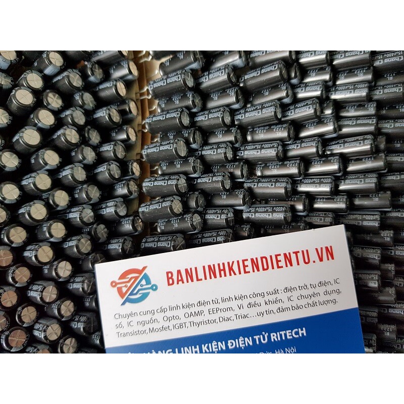 [Combo 10 chiếc] Tụ hóa 15UF 400V (2 kích thước 8x17mm và 10x16mm)