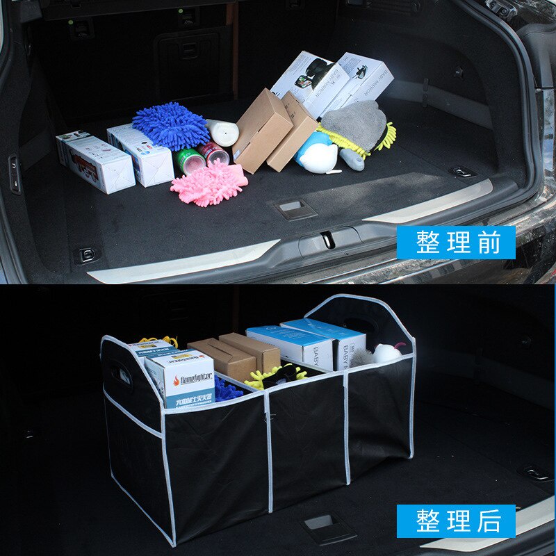 Túi vải để đồ ô tô (PK168) Túi để đồ xếp gọn cốp xe hơi