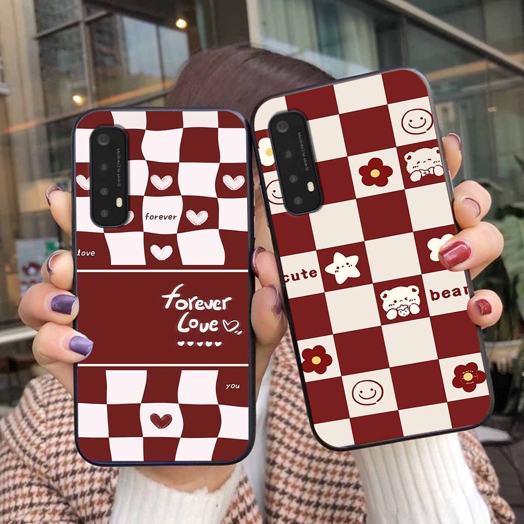 Ốp lưng Oppo Realme 7 / Realme 7 Pro hình hoa vẽ, thời trang, black pinkkk đẹp - Giá tốt nhất - Hàng cao cấp