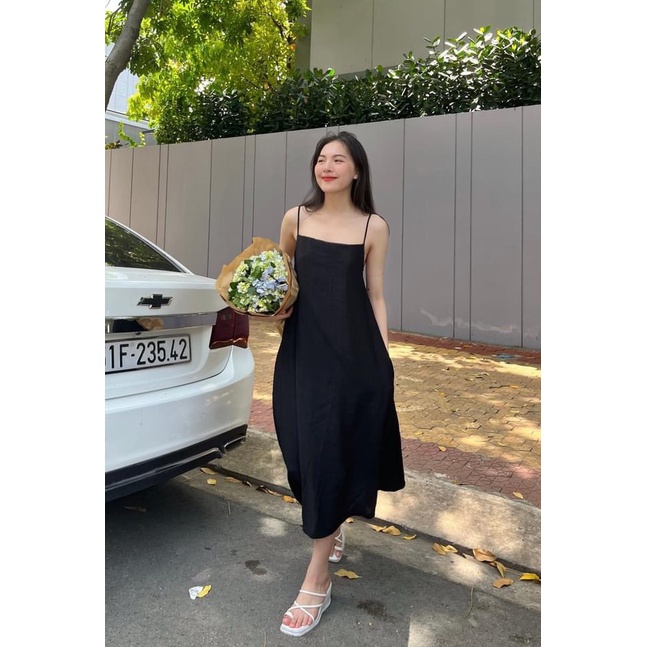 ĐẦM HAI DÂY CỘT DÂY LƯNG NHIỀU MÀU XINH XẮN - SALA DRESS