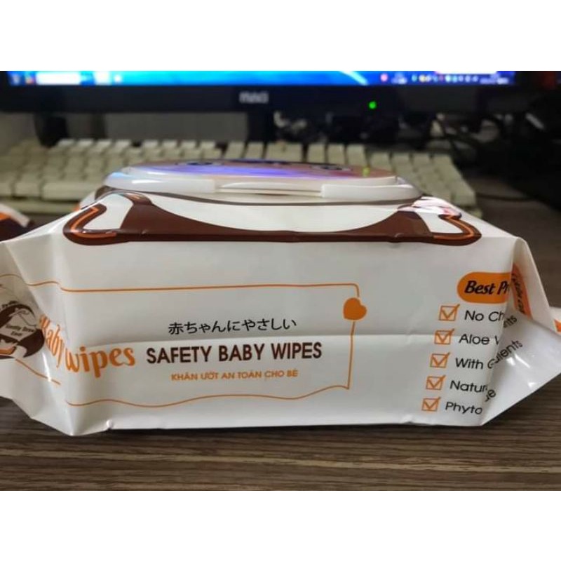 khăn ướt baby wiper 125gram an toàm cho trẻ sơ sinh