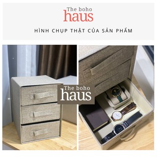 Tủ vải 3 ngăn mini Hàn Quốc