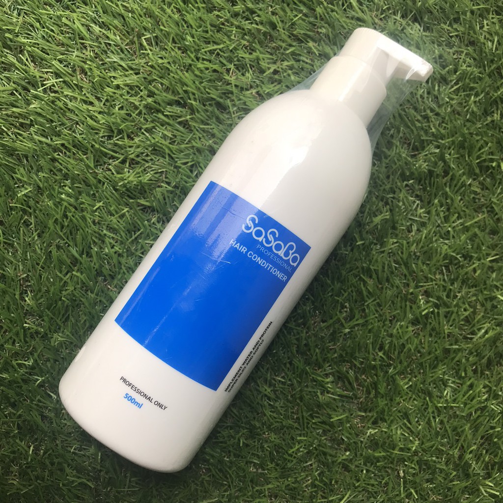 DẦU XẢ HOÀN HÌNH SASABA  HAIR CONDITIONER CHO TÓC KHÔ HƯ TỔN 500ML