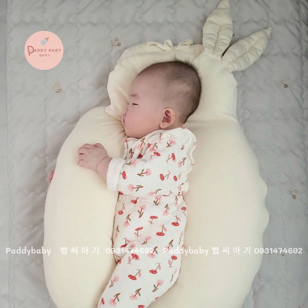 Gối chắn thỏ đa năng Raras nội địa Hàn cho bé - Made in Korea