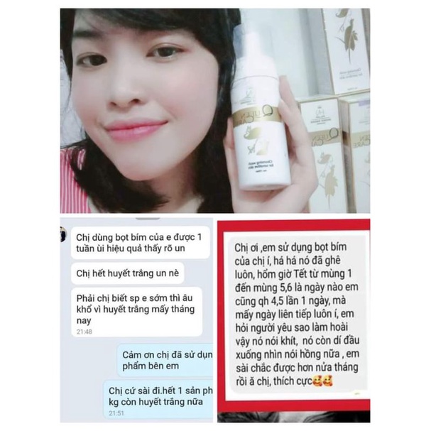 BỌT RỬA PHỤ KHOA QUEEN CARE HƯƠNG NHUNG