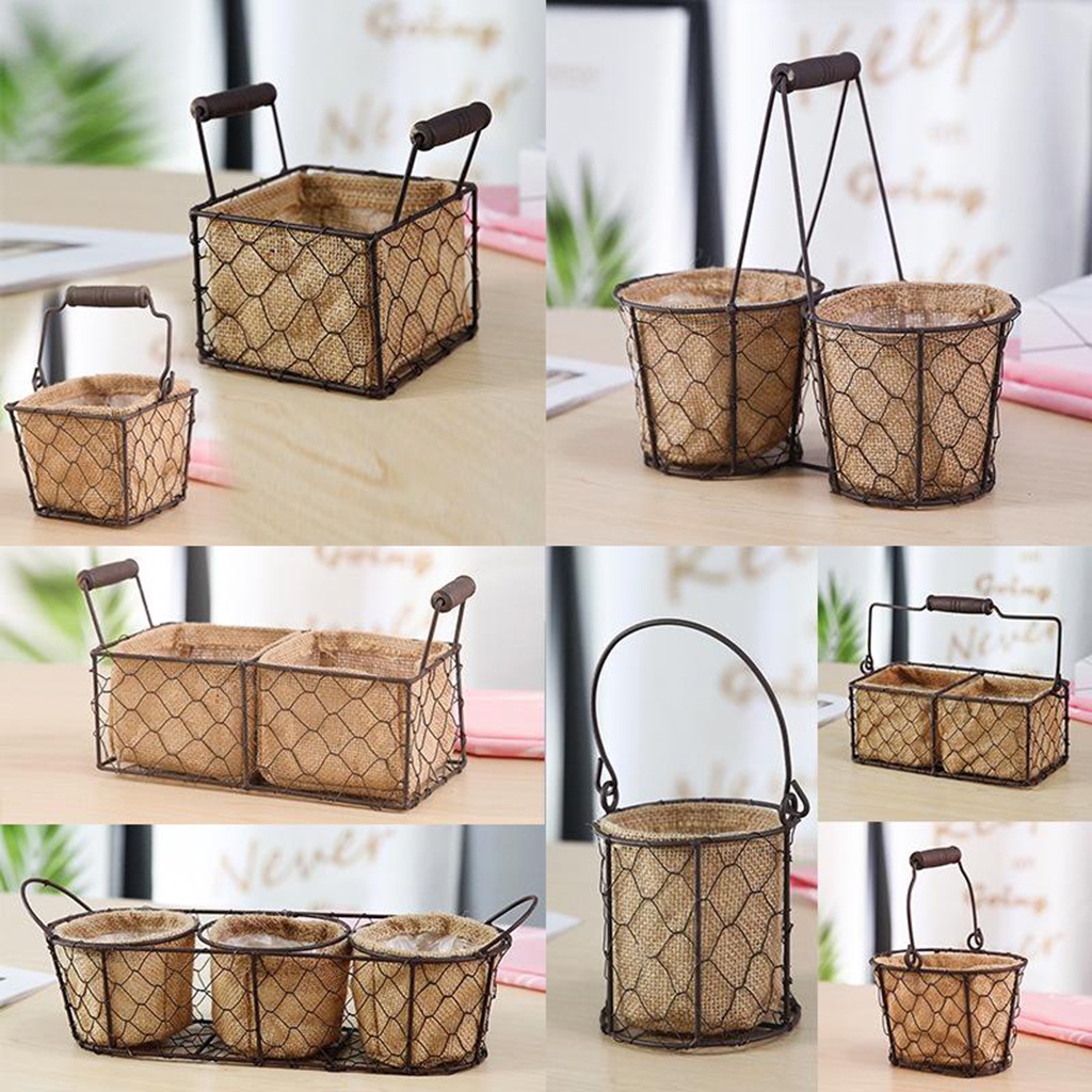 Giỏ kim loại đựng hoa quả đa năng chuyên dùng