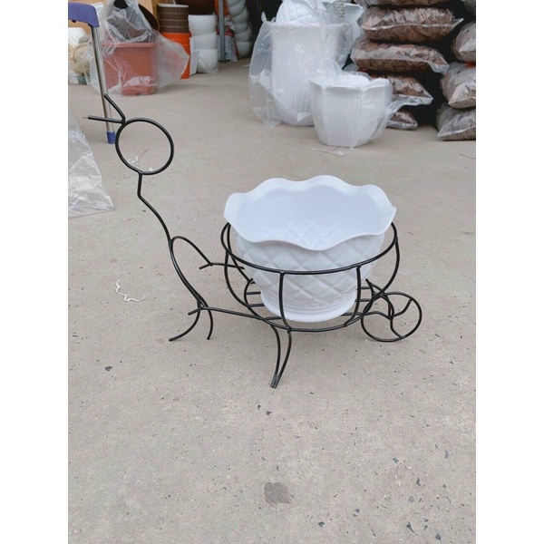 Đôn sắt thiên Nga để chậu cây, chậu hoa, trang trí cực xinh