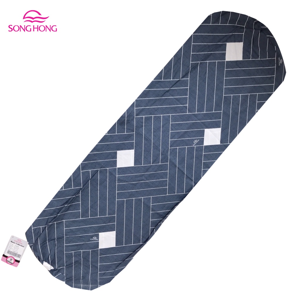 Vỏ gối ôm Sông Hồng - 100% cotton - kt 38x100cm