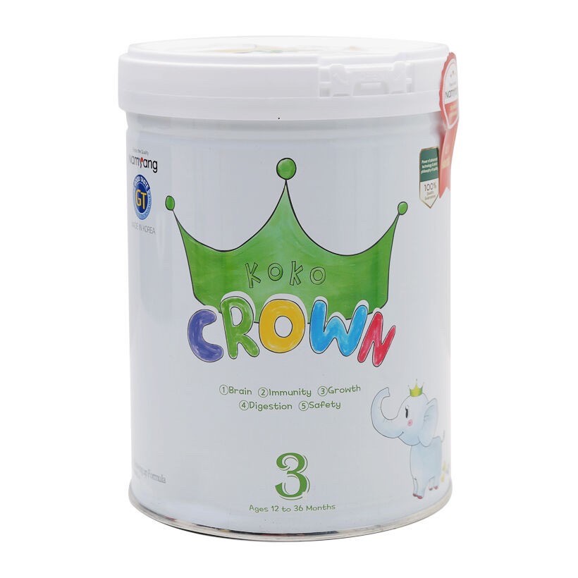 Sữa bột dinh dưỡng Koko Crown 3 dành cho trẻ từ 12 - 36 tháng tuổi 800g/hộp