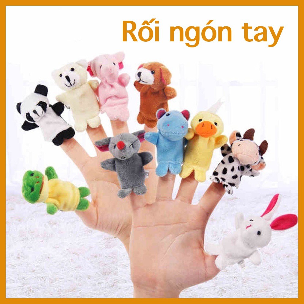 Set 10 con Rối ngon tay cho bé