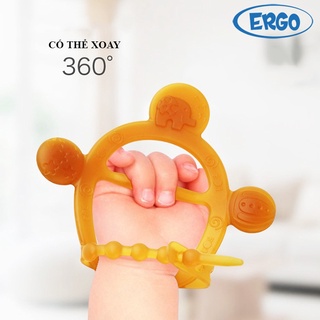 Gặm nướm cho trẻ em MISUTA làm từ silicone có thiết kế chống rơi sạch sẽ