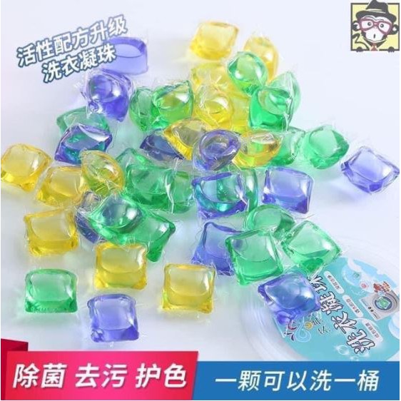 Set 30 viên giặt quần áo phù hợp mang đi du lịch